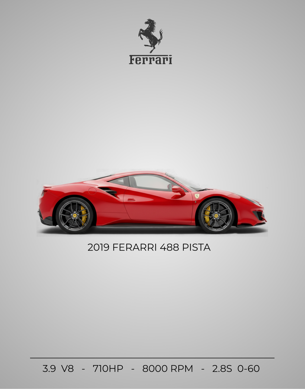 2019 Ferrari 488 Pista