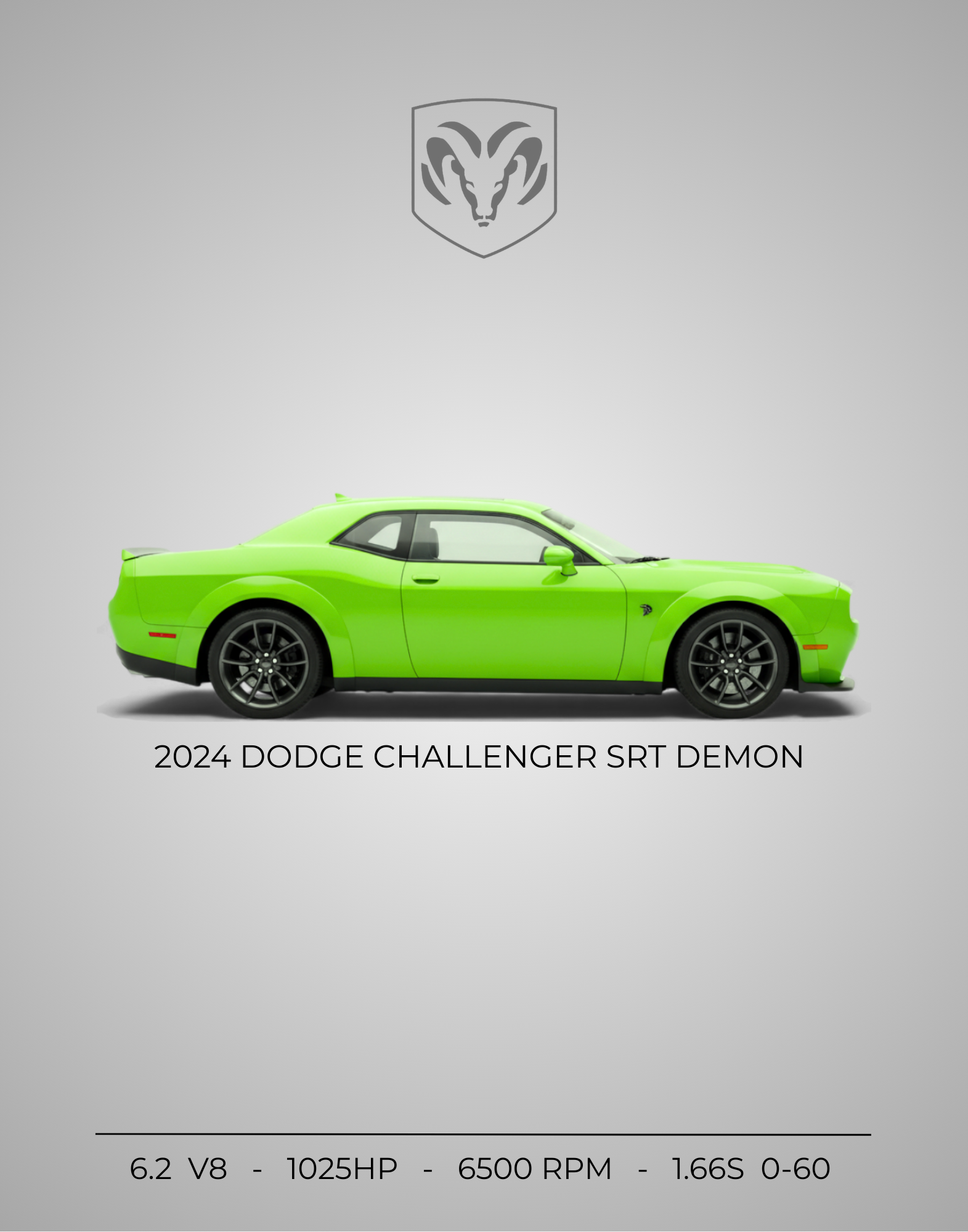 2024 Dodge Challenger SRT Demon