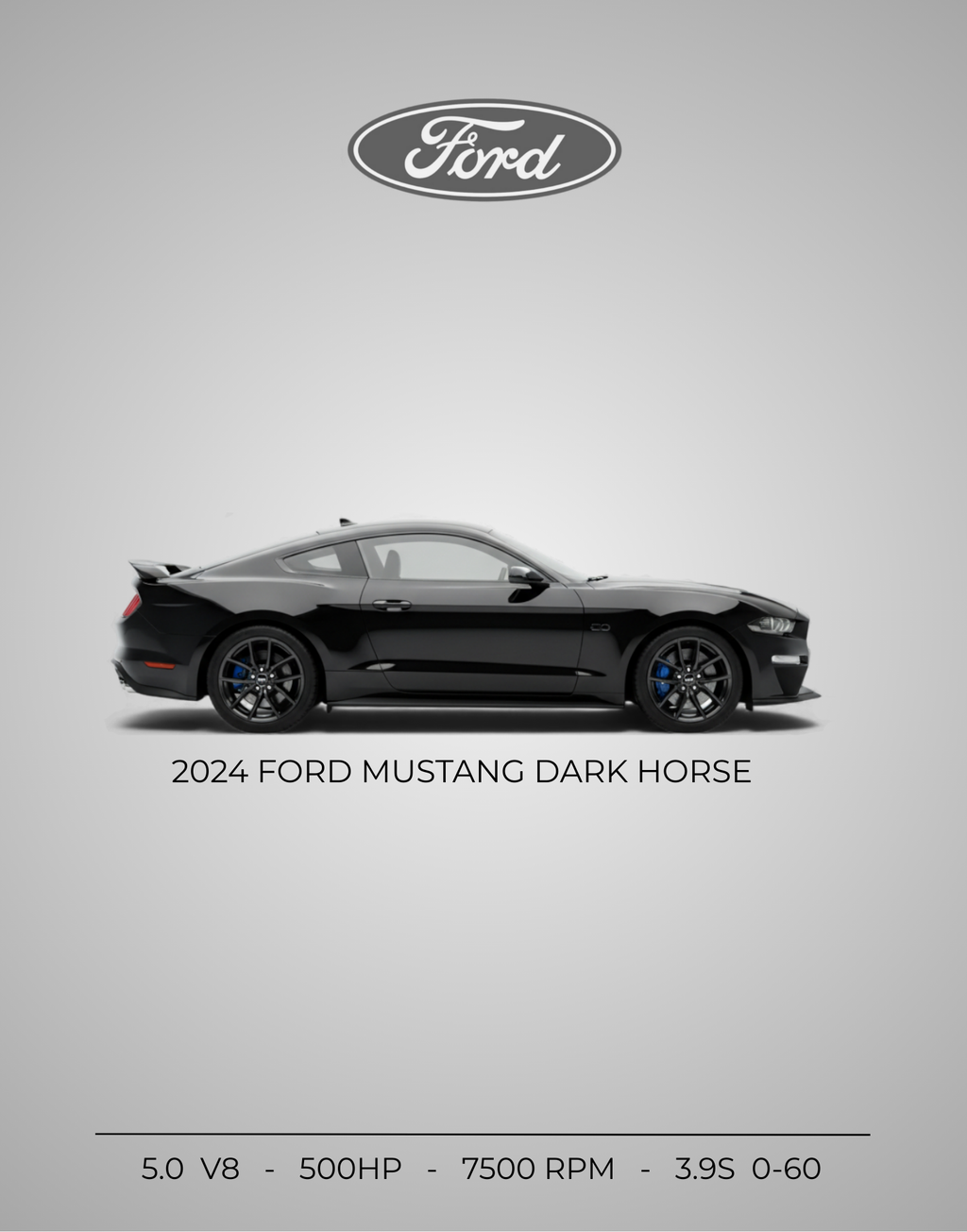 2024 Ford Mustang Dark Horse