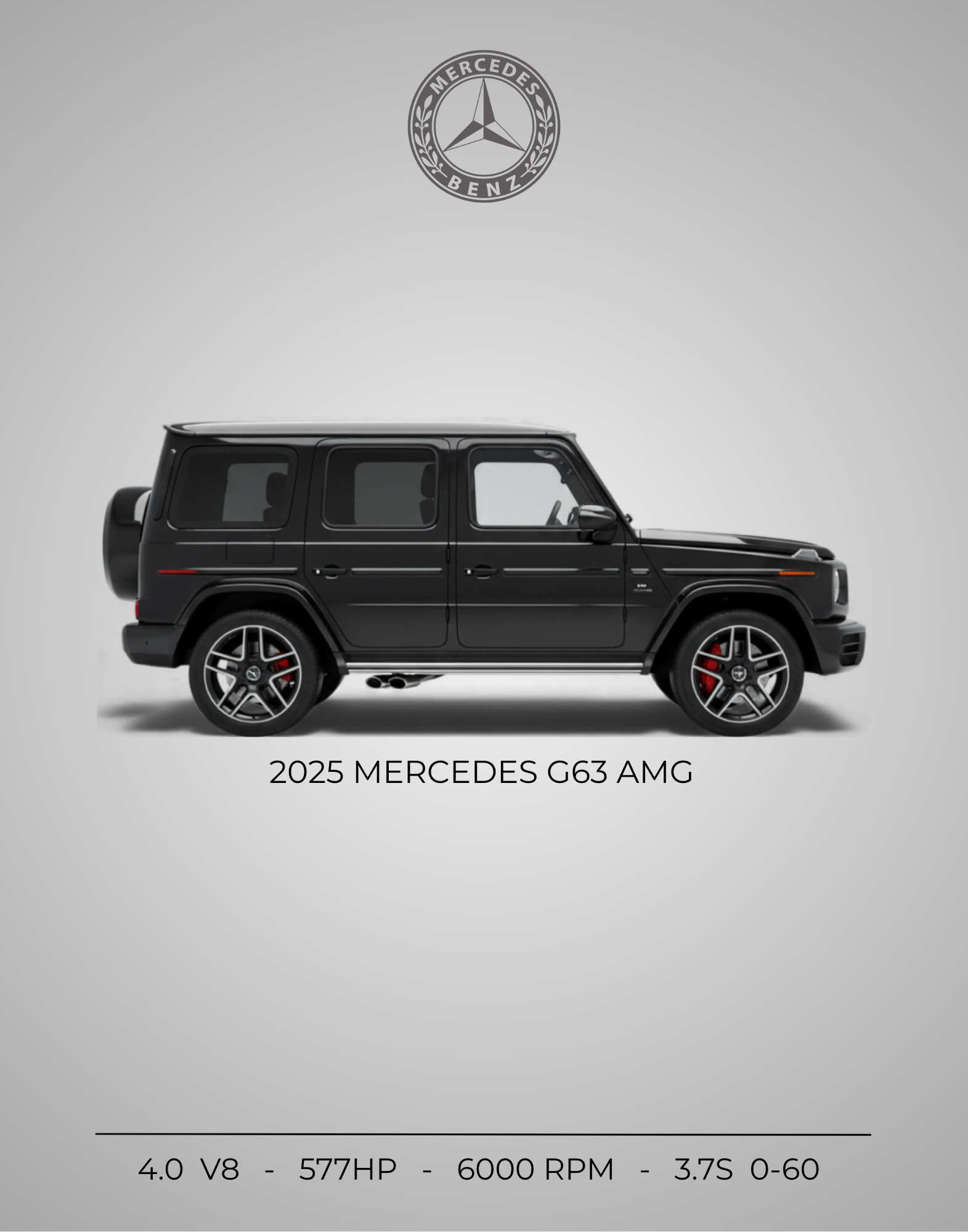 2025 Mercedes G63 AMG