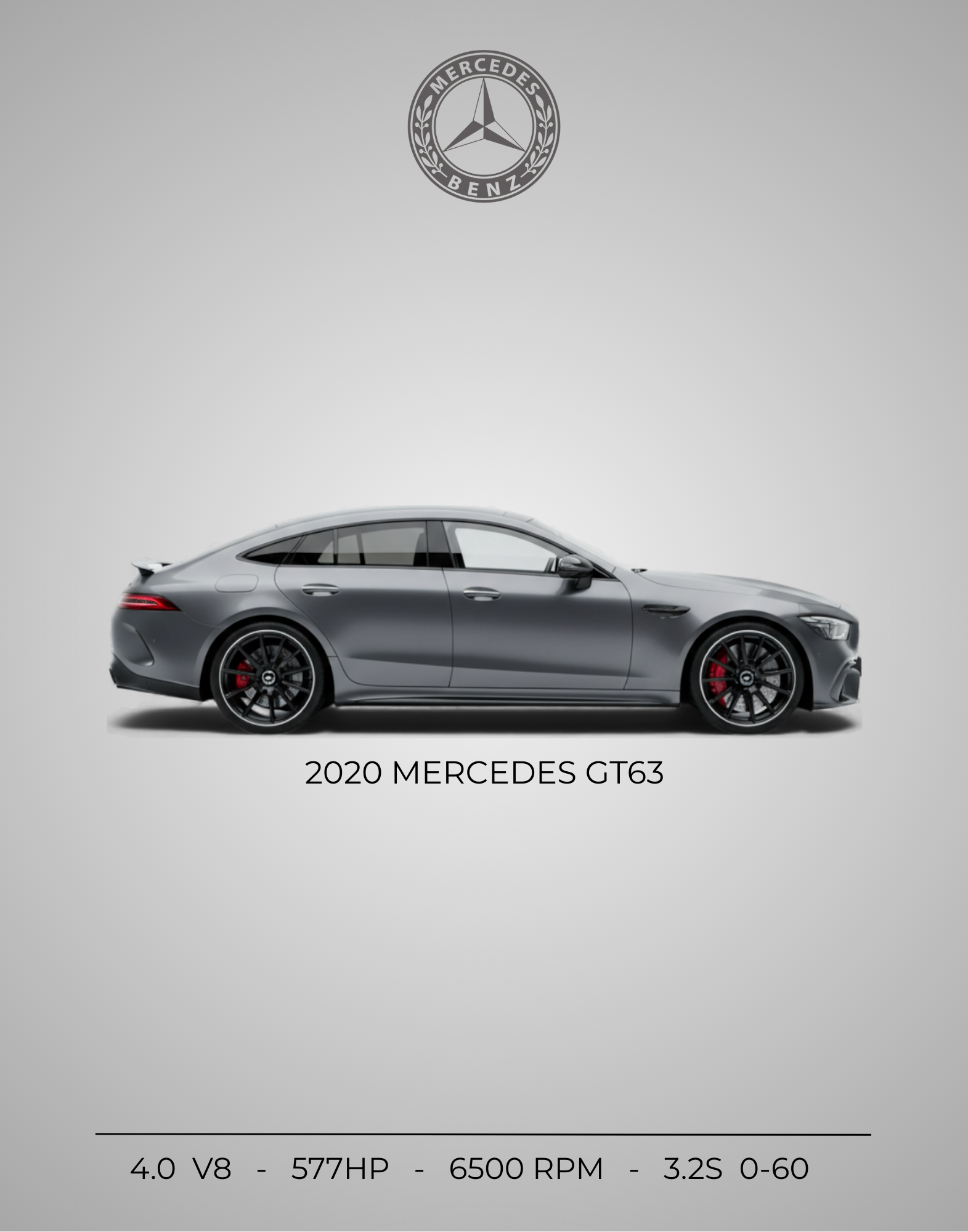 2020 Mercedes GT63