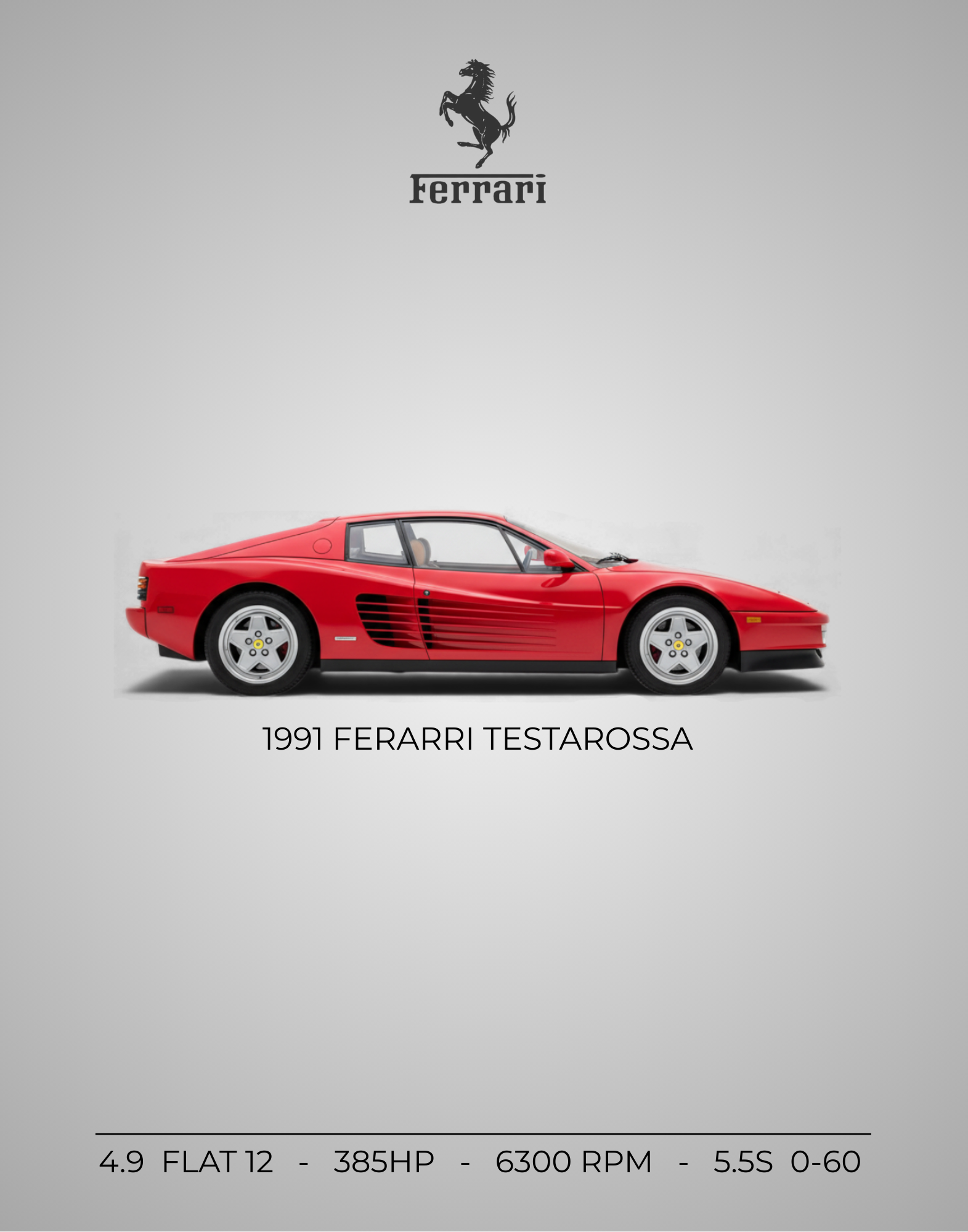 1991 Ferrari Testarossa